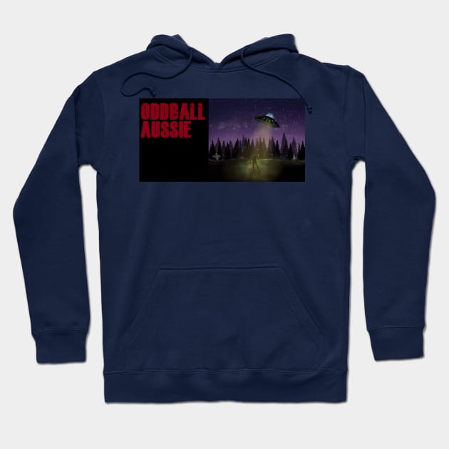 Alternate design - The Oddball Aussie Podcast Hoodie by OzOddball